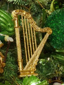 Christmas harp